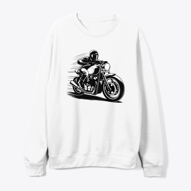 Thrilling Biker Illustration Design