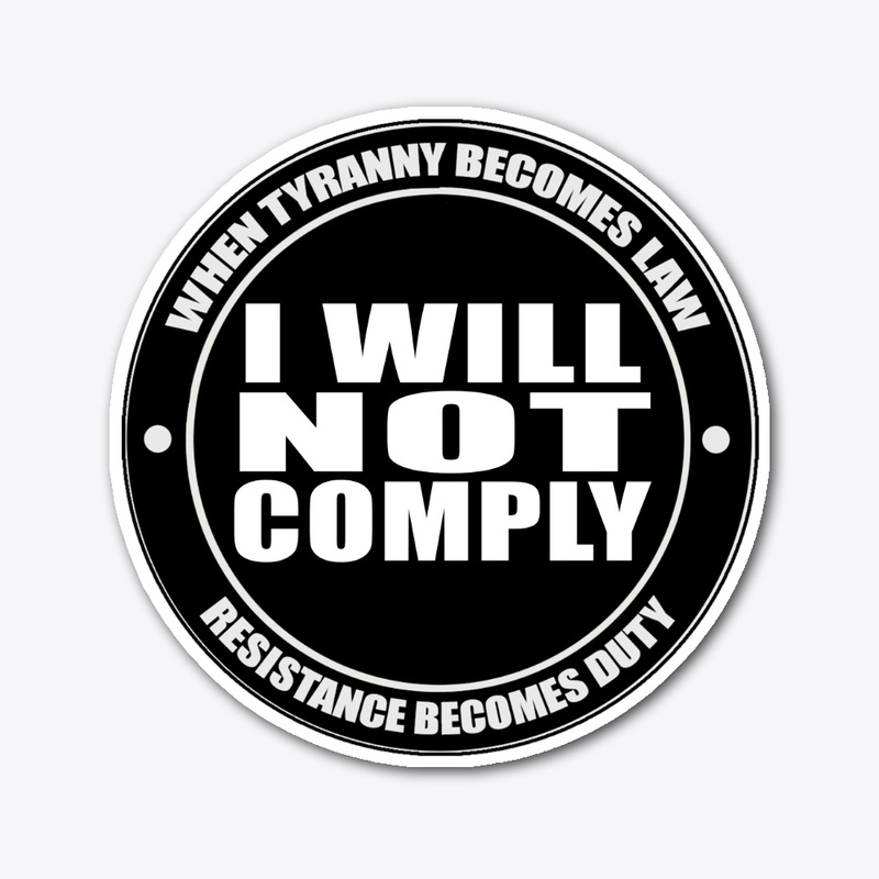 I will not comple sticker