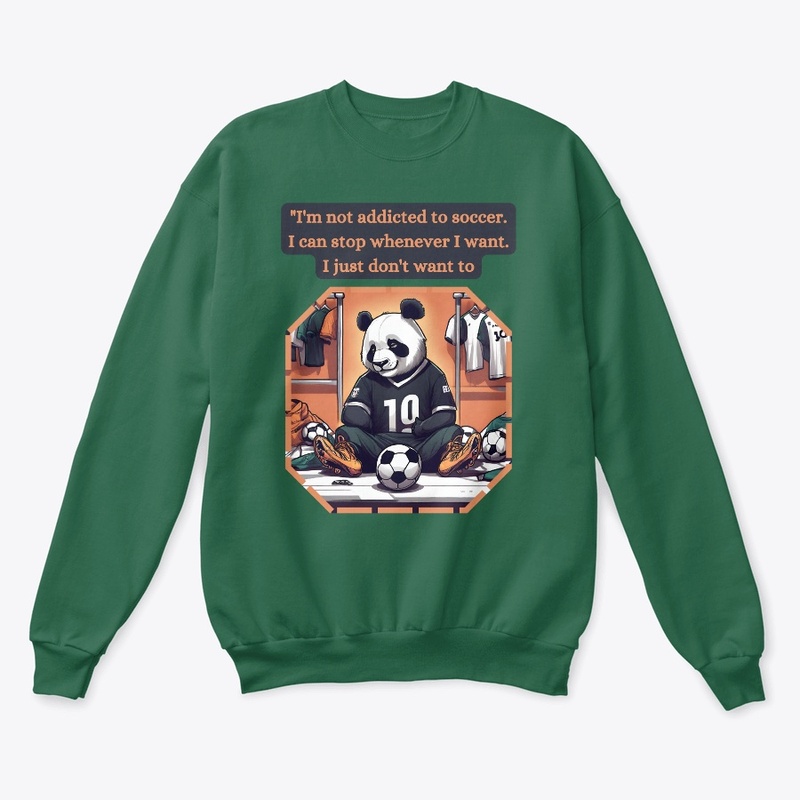 Get Cute Panda Soccer T-Shirts!
