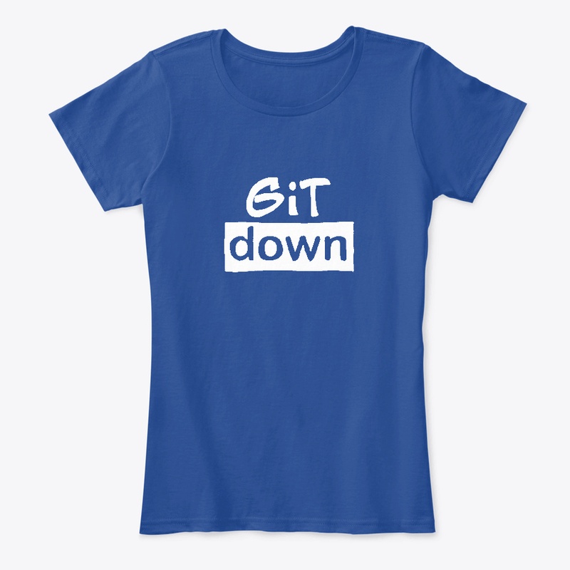GIT down Icon White