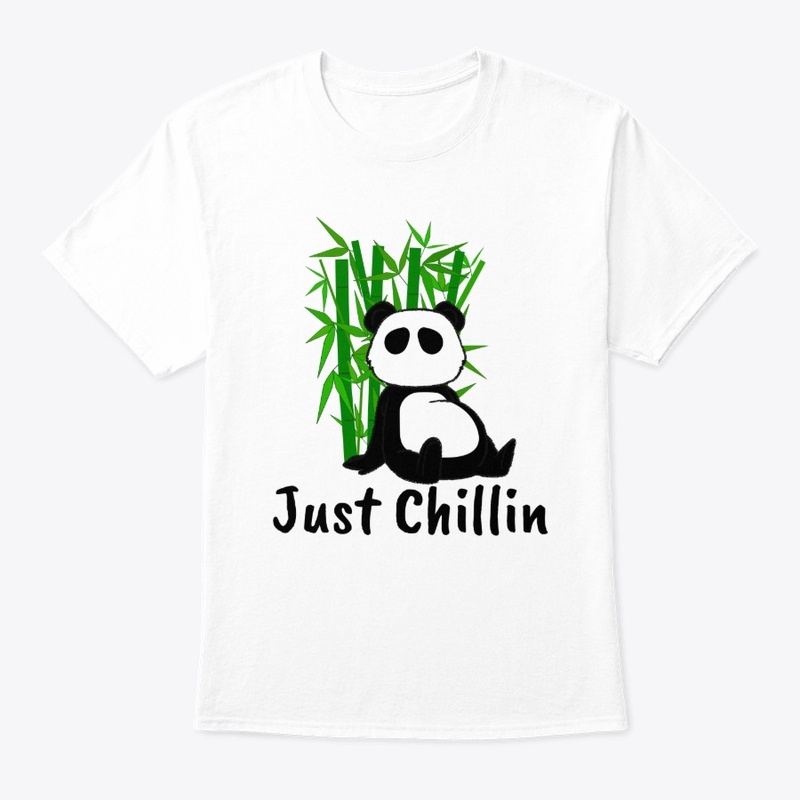Just Chillin Panda Under The Bamboo