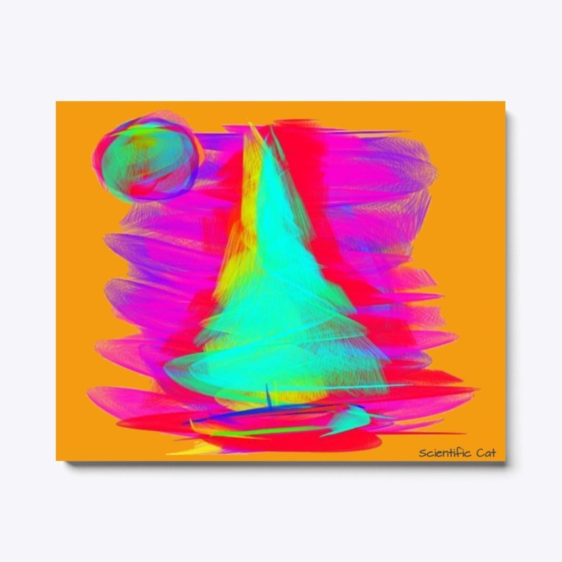 Moonlight Sailing Canvas Print (SC)