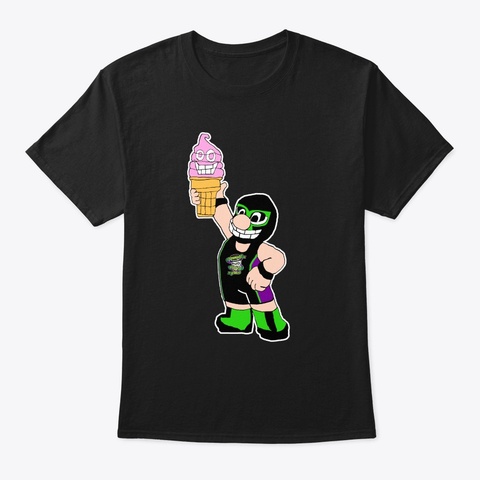 Coney Time Black T-Shirt Front