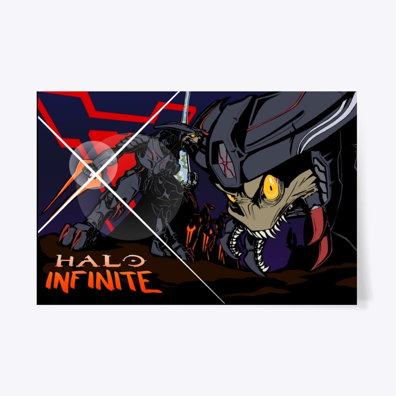 JEGA LAGANN Poster (HALO INFINITE)