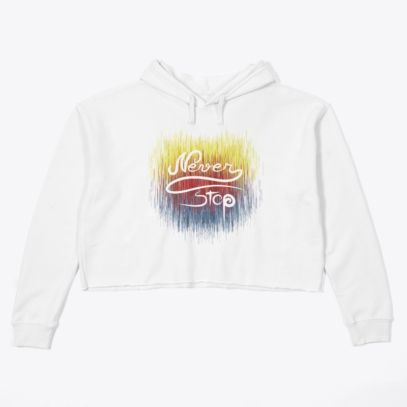 Art Lettering: "Never Stop"