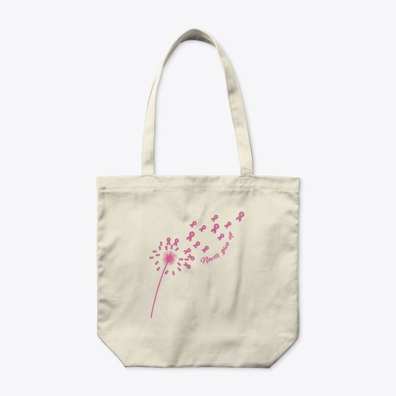 Never Give Up Breast Cancer Dandelion