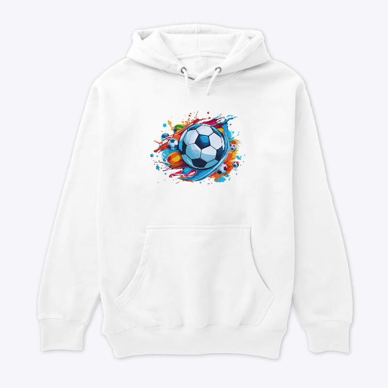 Modern Colorful Soccer Club T-Shirt