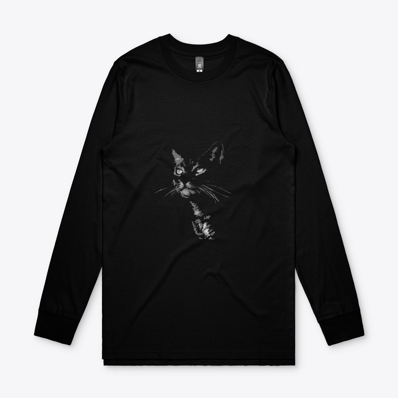 Cute Kitten cat designed T-Shirt for men