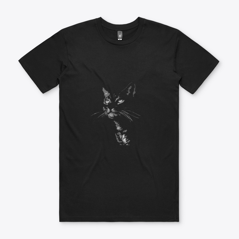 Cute Kitten cat designed T-Shirt for men