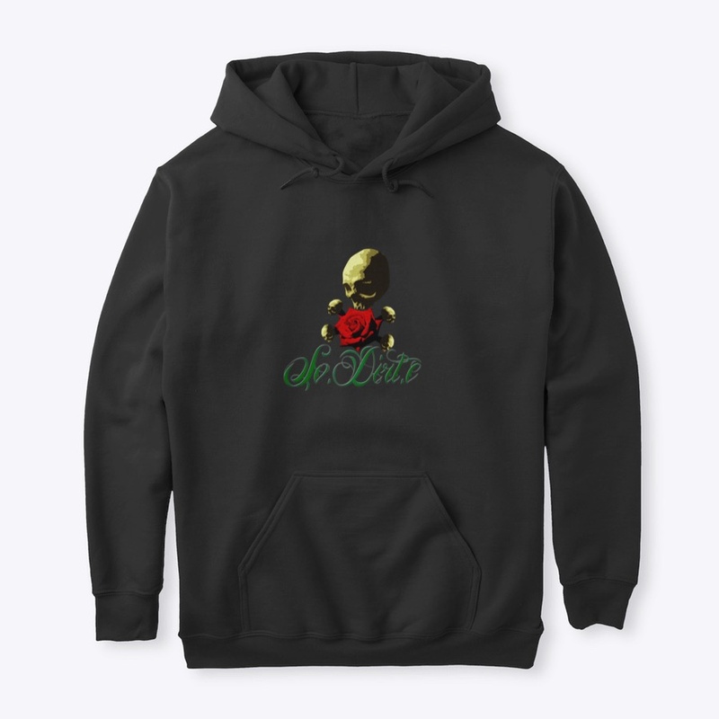 DIRTE SKULL HOODIE