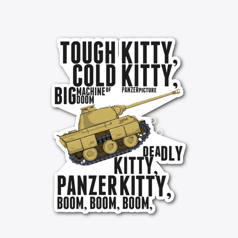 Tough Kitty Cold Kitty - Panther T-Shirt