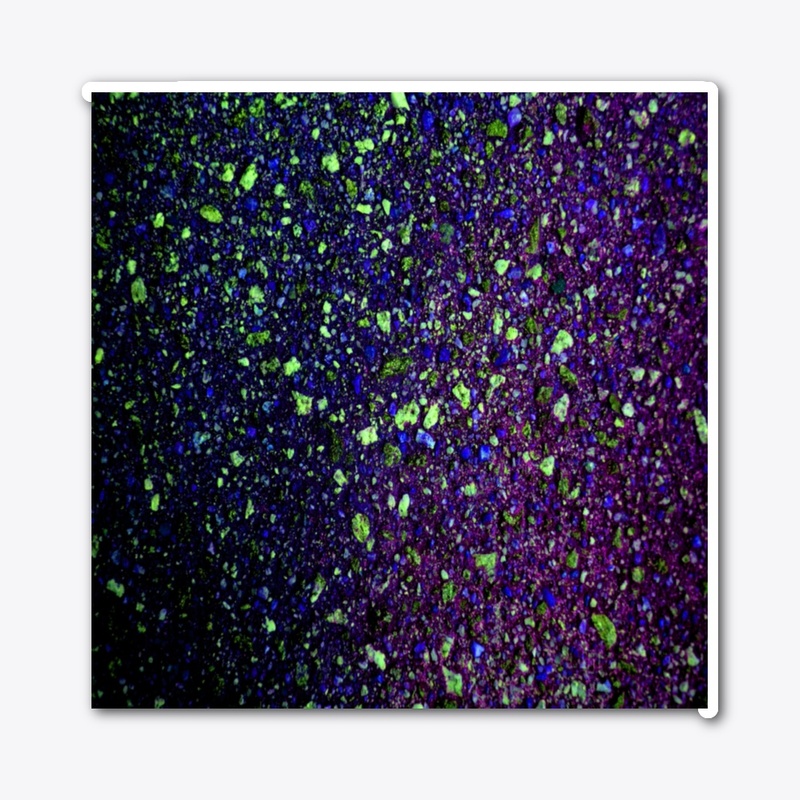 bright green purple blue 