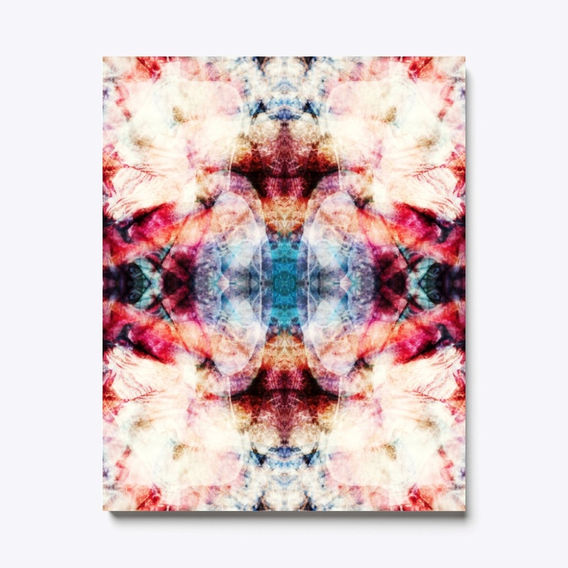 Abstract Colorful Batik Pattern