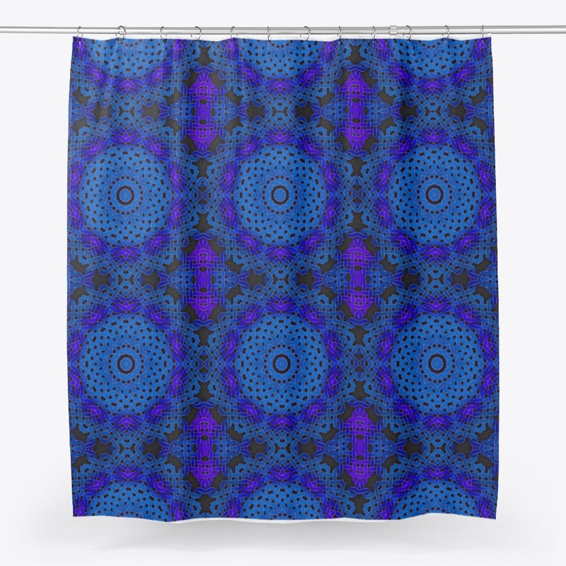 Blue Celtic Knot Kaleidoscope