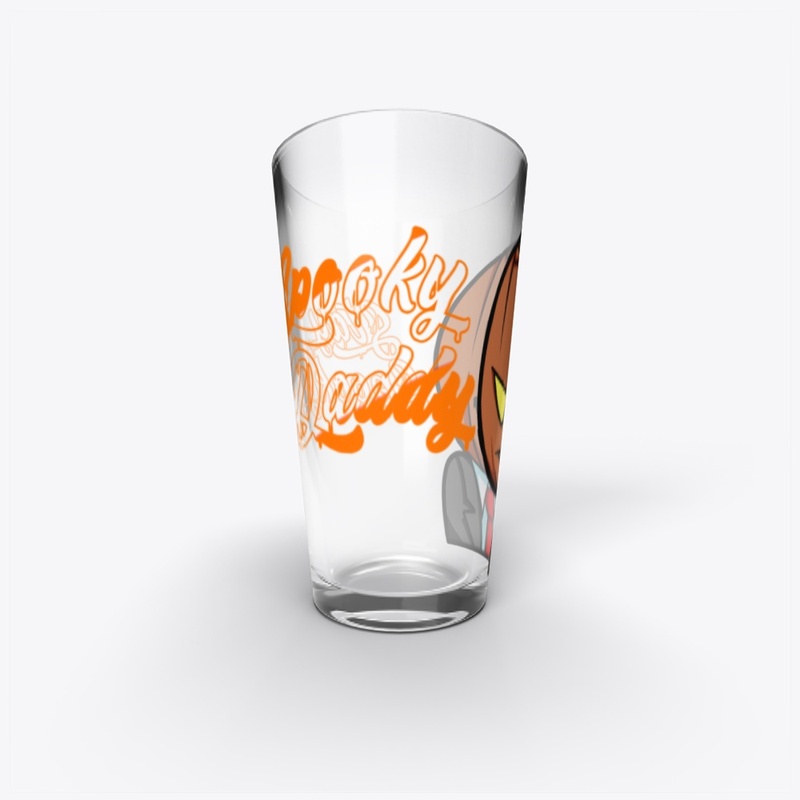 SpookyDaddy Pint Glass