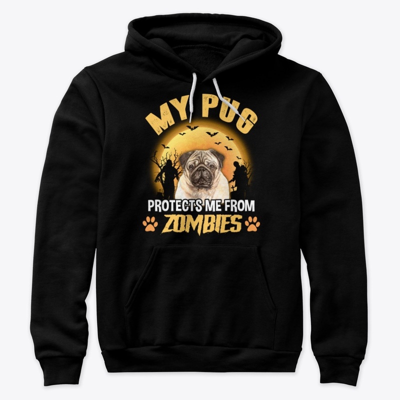 Halloween Pug Lover Gift Protect Me