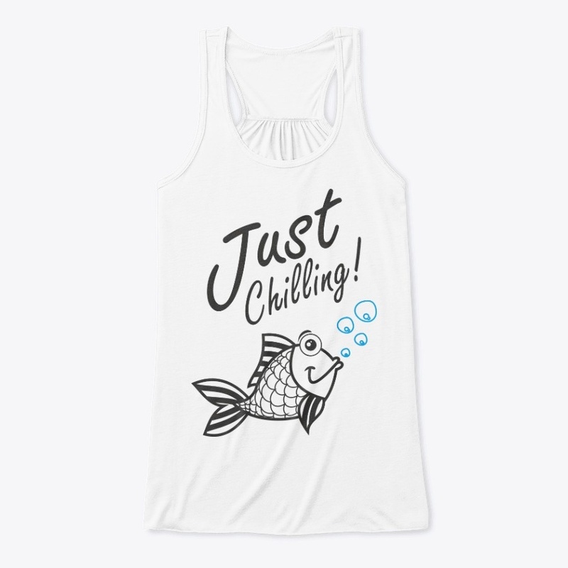 Just chilling cute fish design