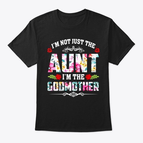 Aunt Godmother Black áo T-Shirt Front