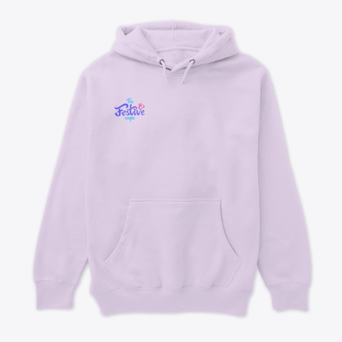Hoodie Festivo Lilac T-Shirt Front