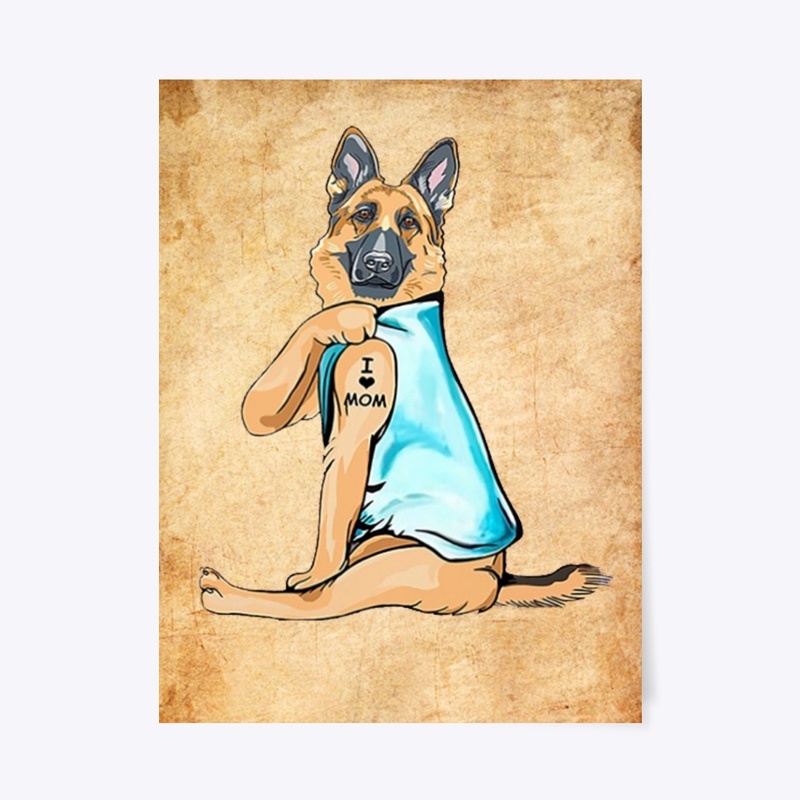 I Love my Mom GSD Set 