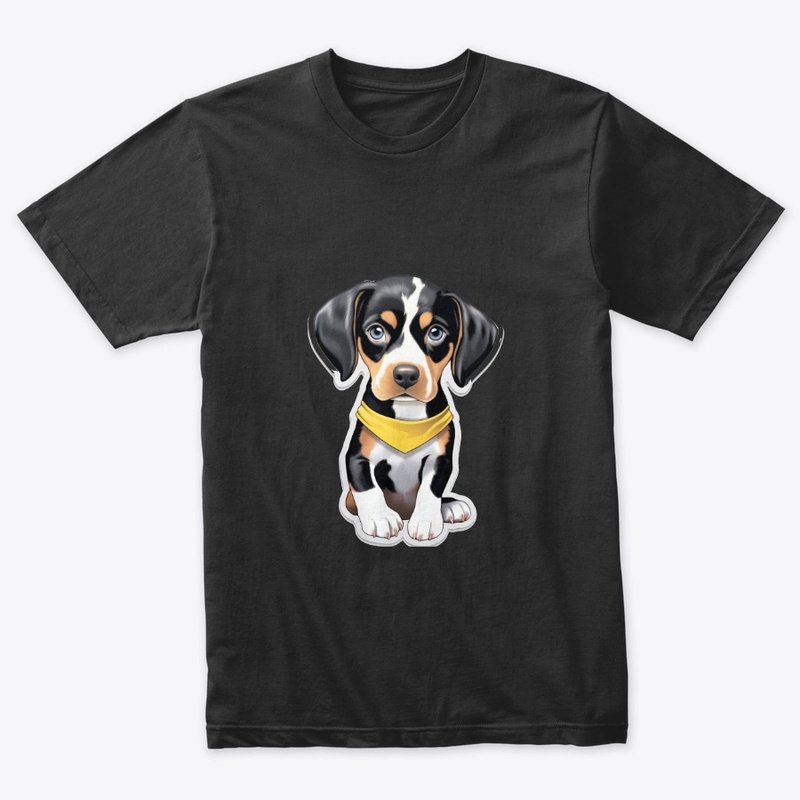 Puppy Charm Bandana Tee