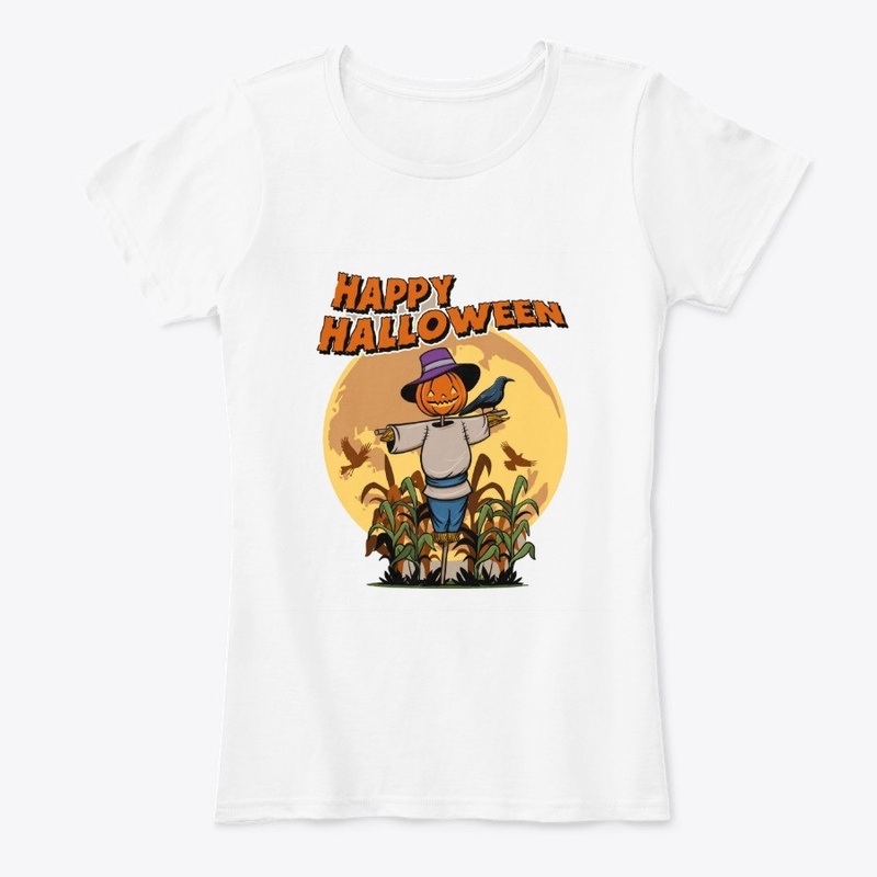 headed pumpkin scarecrow shirt