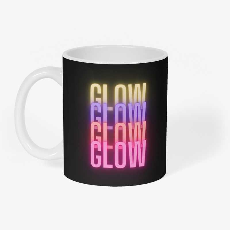 "Glow" Black Sweatshirts, hoodie & tee.