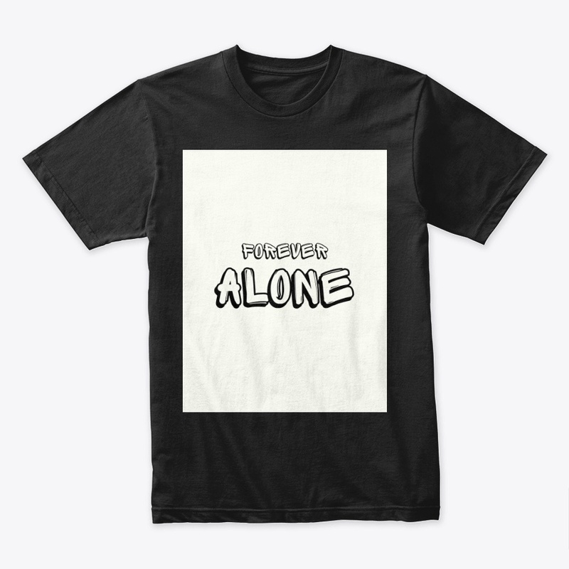 Alone plain printed design