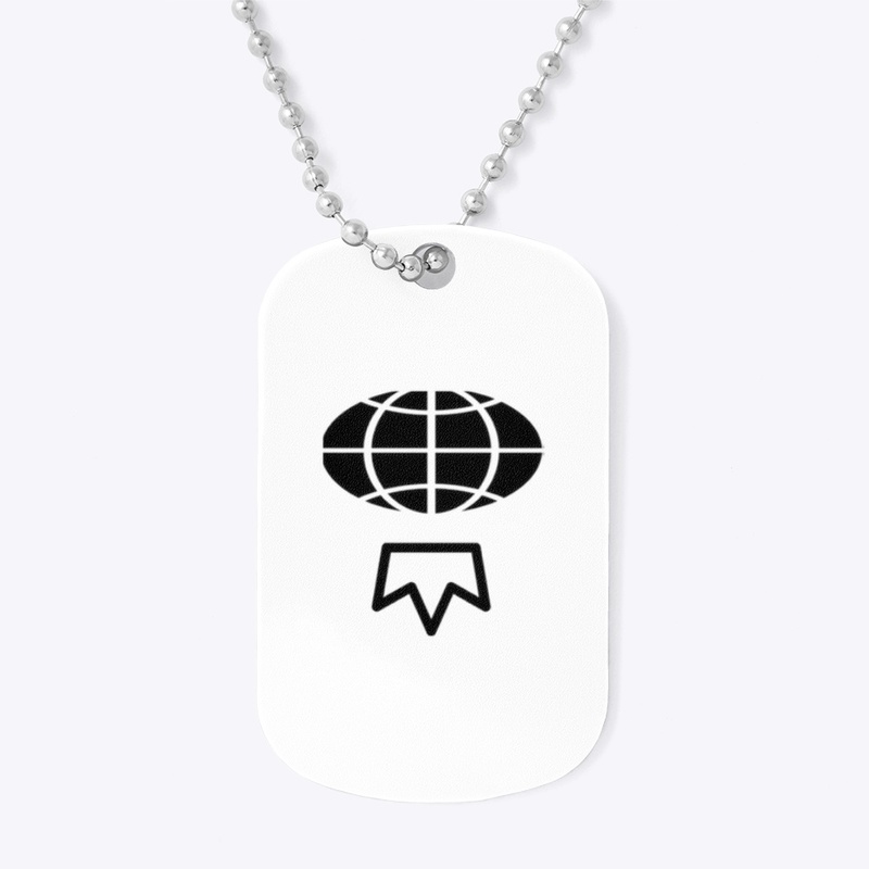 The logo dog tag