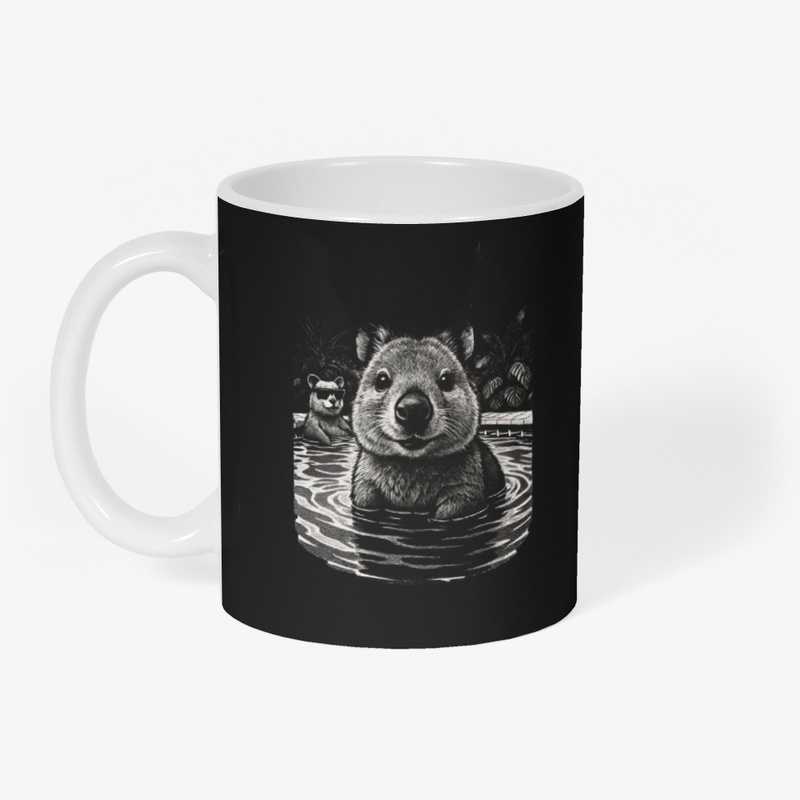 Cute Quokka Pool Party Chill Vibes