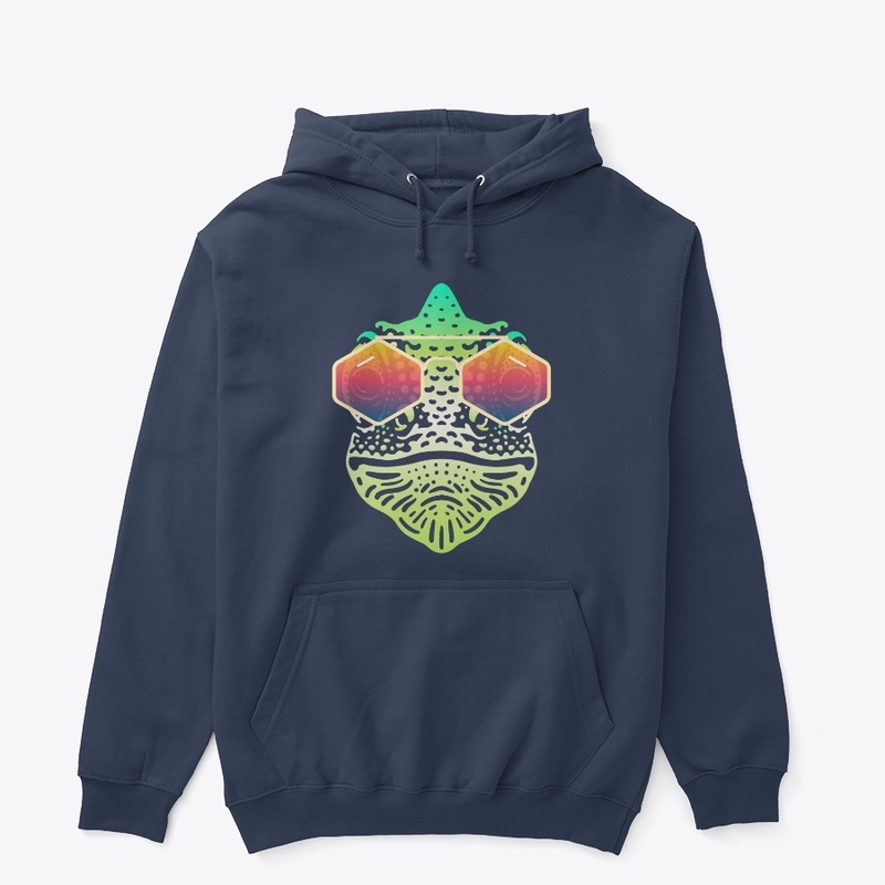 Cute Chameleon in Sunglasses (clr+sg03)