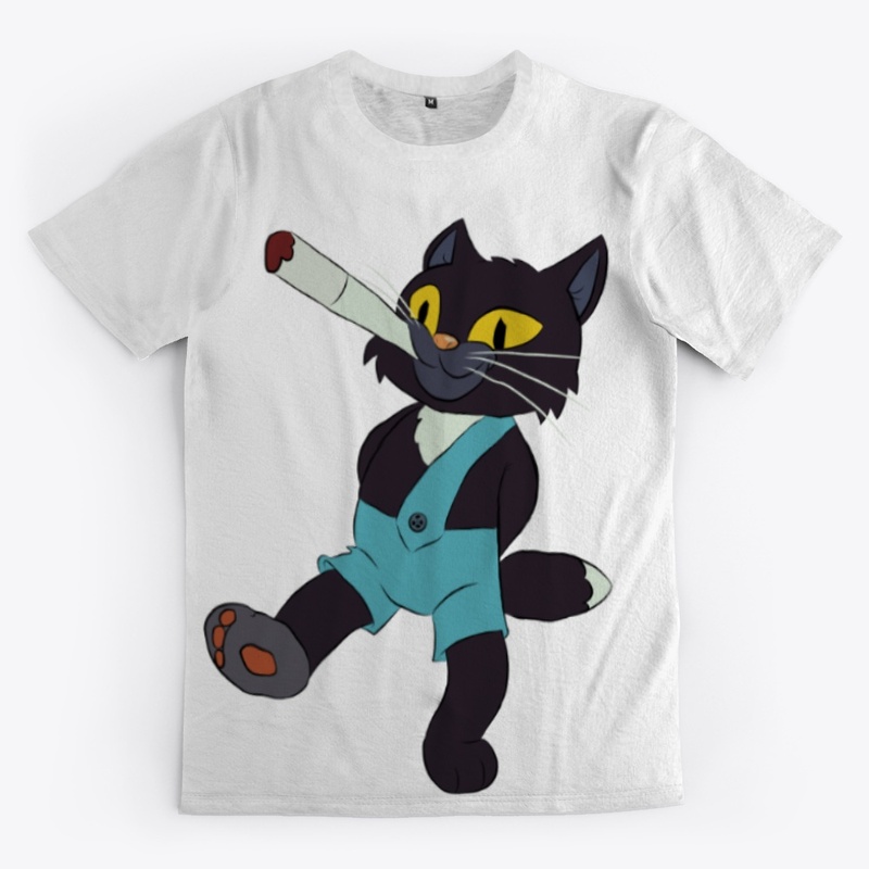 T-shirt Russian bad cat