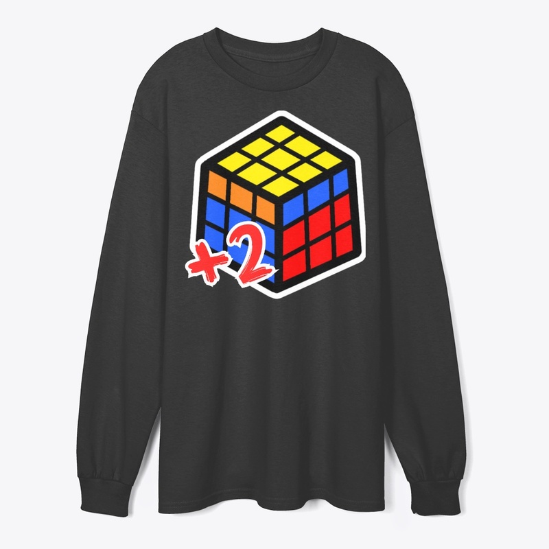 +2 Cubing T-Shirt (Black)