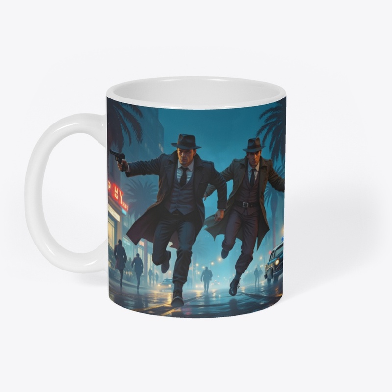 Dragnet Detectives Running