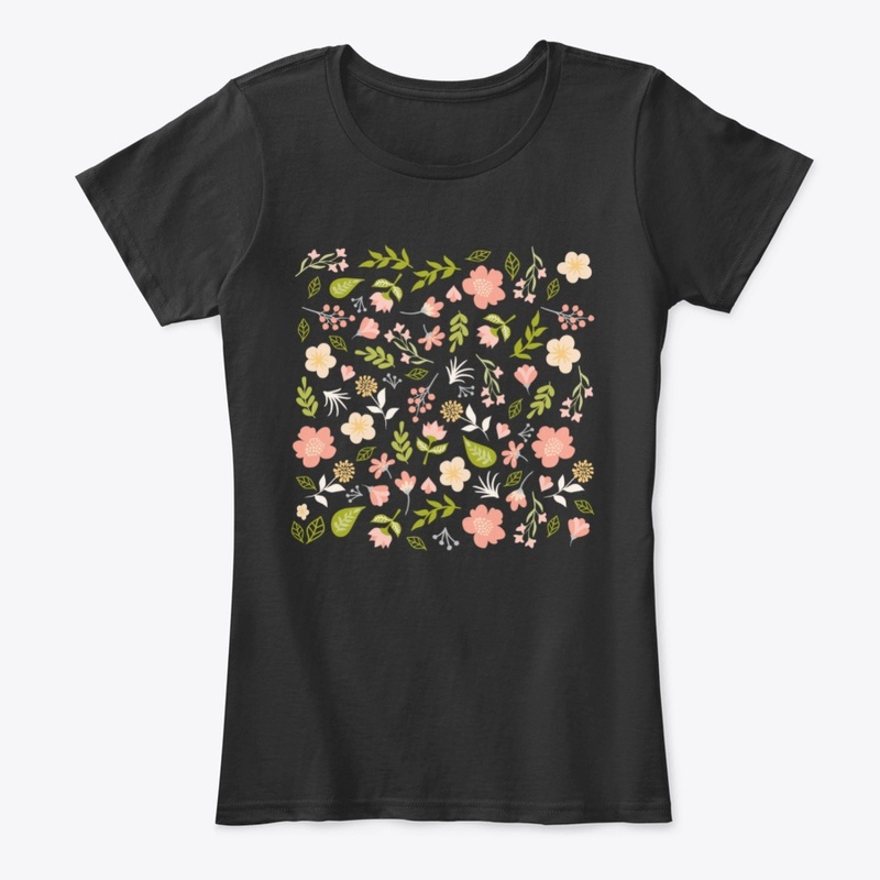 Spring grass and flowers