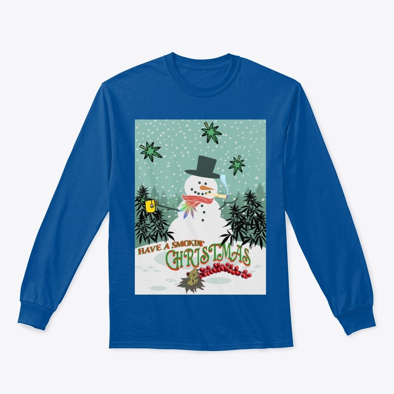 Have a Smokin' Christmas with snowman