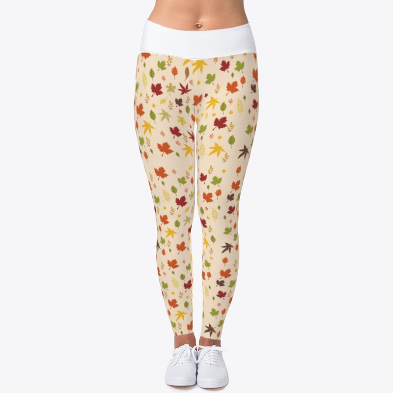 Fall 2018 Leggings leaves pattern