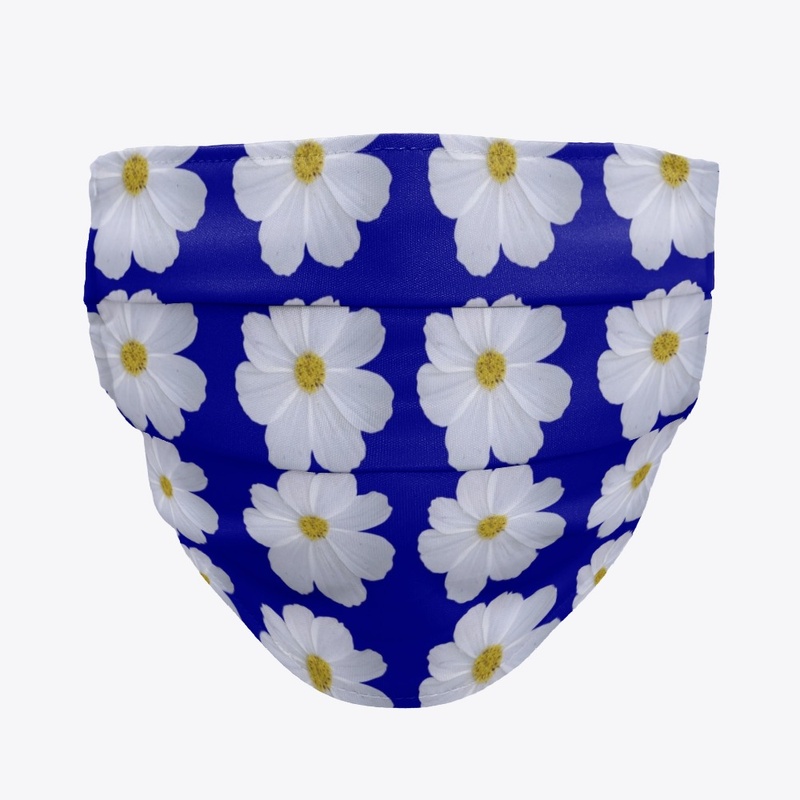 Multiple white flower design 