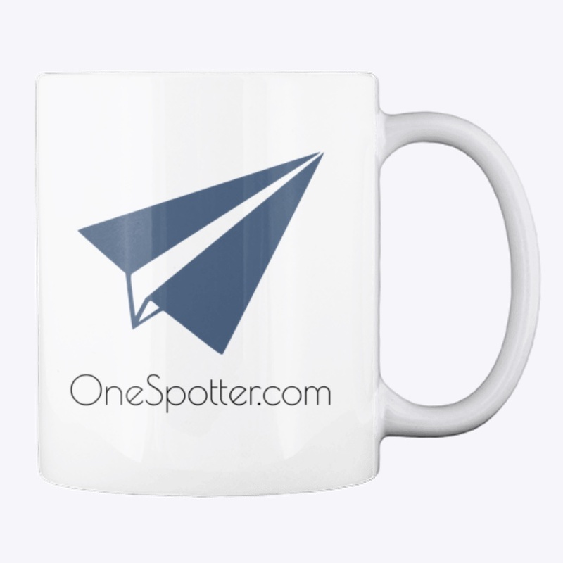 OneSpotter Mugs with Blue Logo
