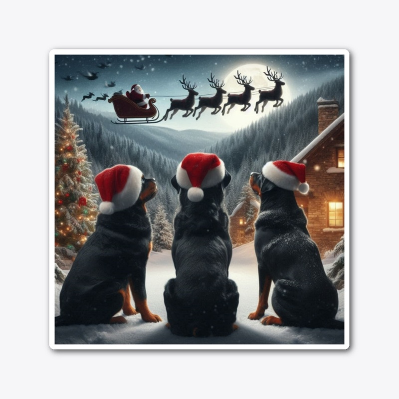 Rottweilers & Santa