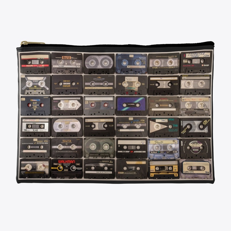 Cassette Tape Accessory Pouch