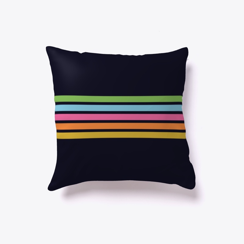 Murashige Abstract ColorfulRetro Stripes