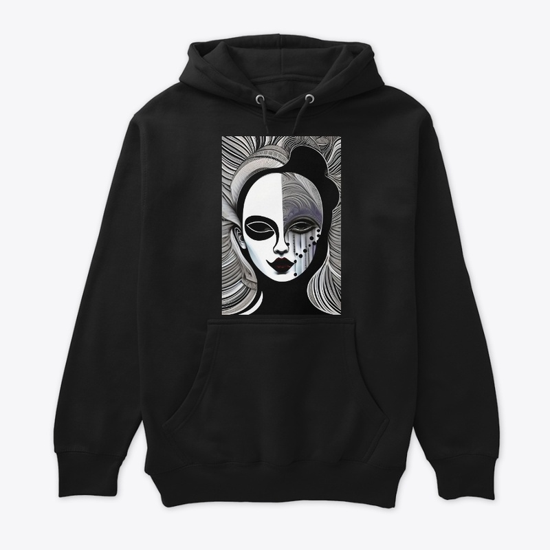 Creepy Face by Lines Product