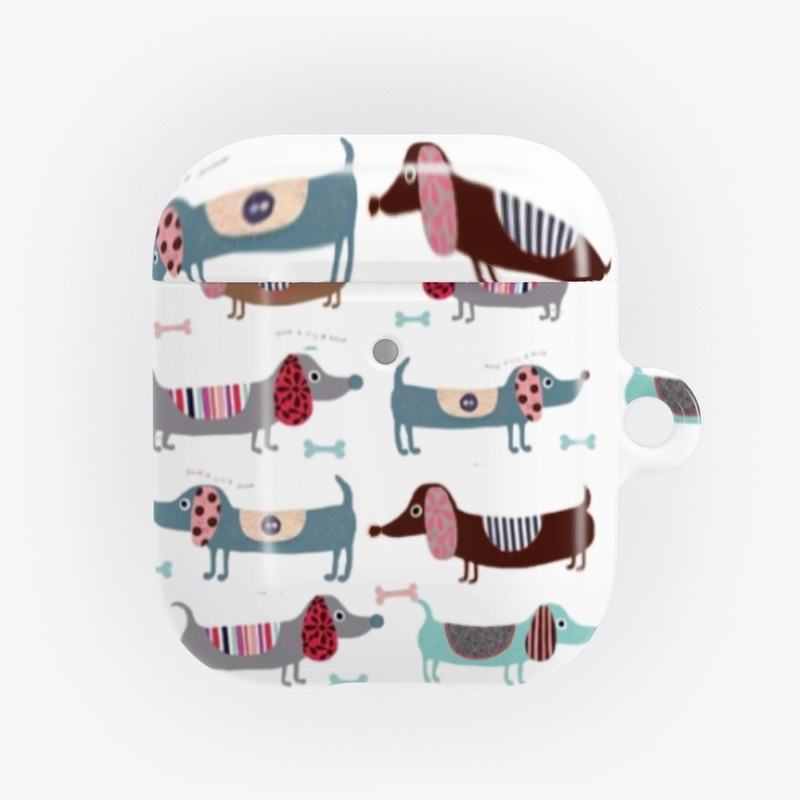 Cute Dachshund Face Mask