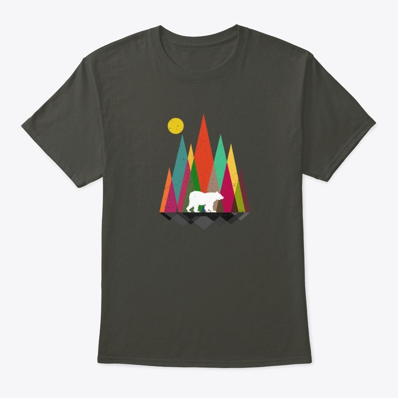 Bear Mint Retro Art Shirt