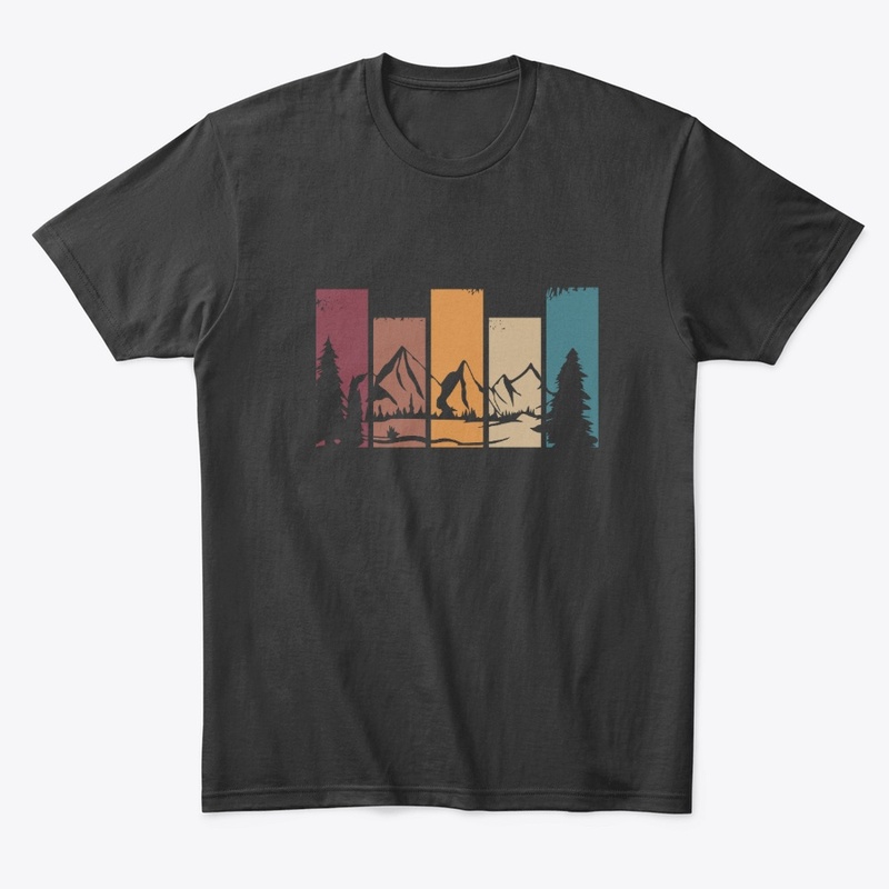 Vintage Mountain Sunset T-Shirt