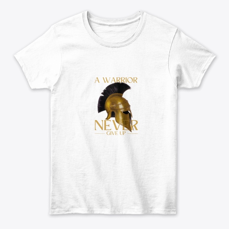 Never Give Up T- Shirt Design 