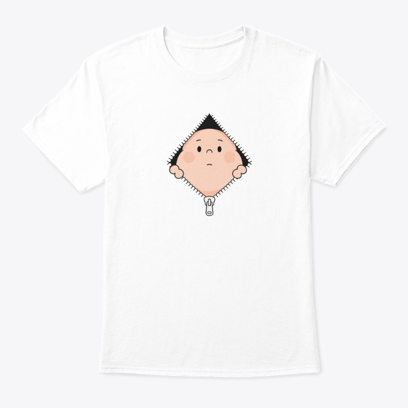 Peek-Through Zipper Illusion Tee