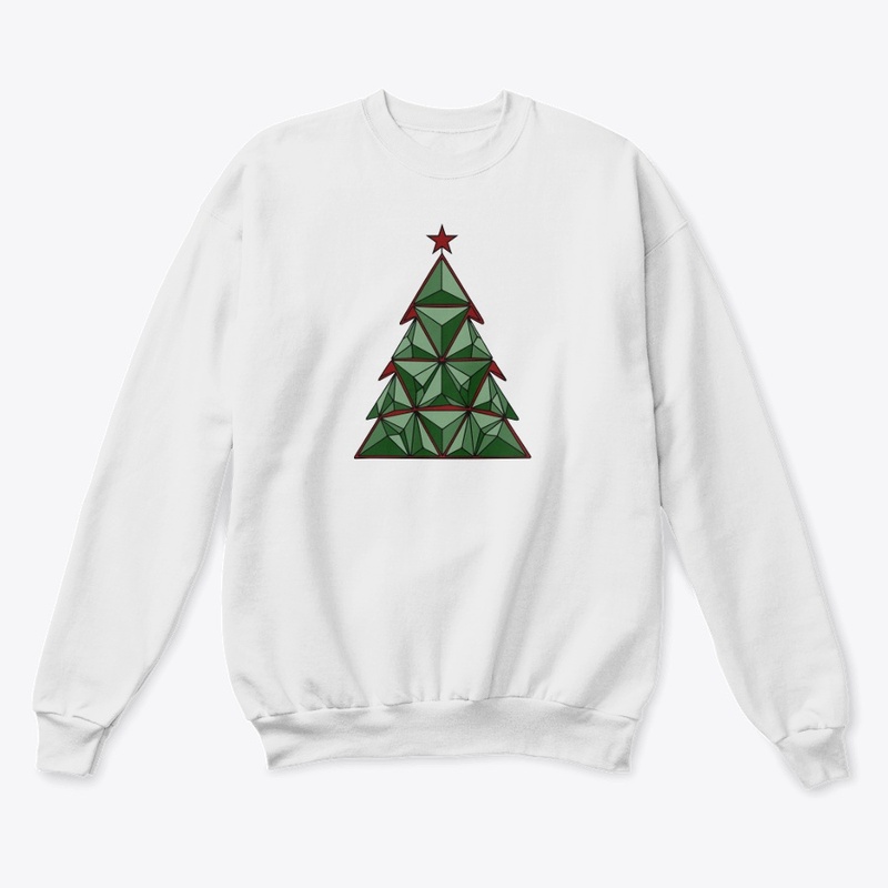 Green modern christmas tree