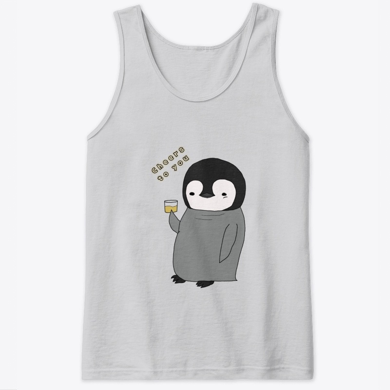 Cheers to You - Cute Baby Penguin Design
